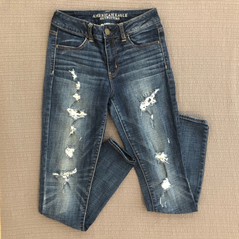 American Eagle vintage hi rise jeggings 4R